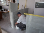 montage du mur des wc