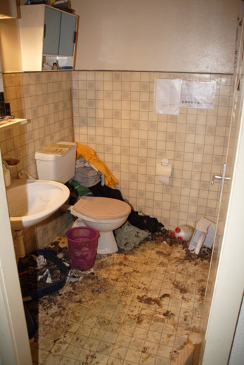 wc avant notre nettoyage